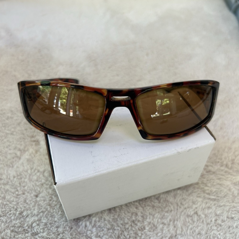 Vintage Spy Optic Spy+ Clint Brown Tortoise Wrap Sport Y2K EUC